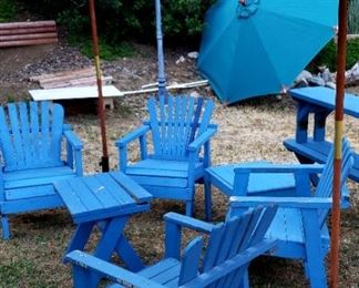Outdoor Adirondack Chairs $15.00 each For Appointment Please Call (760)662-7662 or Email tanya@crowncityestatesalebytanya.com