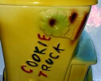 Vintage Cookie Truck Cookie Jar $25.00 For Appointment Please Call (760)662-7662 or Email tanya@crowncityestatesalebytanya.com