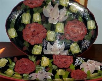 Lesal's Garden Oval Platters $15.00 For Appointment Please Call (760)662-7662 or Email tanya@crowncityestatesalebytanya.com