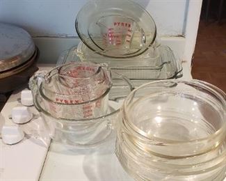 Assorted Pyrex $5.00- 25.00 For Appointment Please Call (760)662-7662 or Email tanya@crowncityestatesalebytanya.com