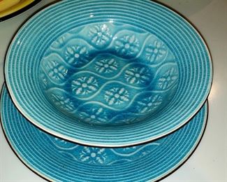 Pier 1 Bowl & Plate $10.00 For Appointment Please Call (760)662-7662 or Email tanya@crowncityestatesalebytanya.com