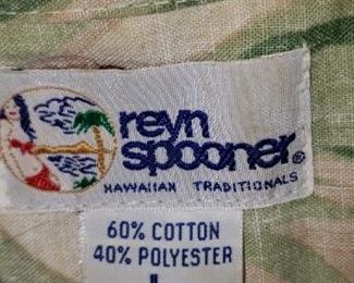 Reyn Spooner Shirts $20-35.00 each Sizes Med., Large & Extra Large For Appointment Please Call (760)662-7662 or Email tanya@crowncityestatesalebytanya.com