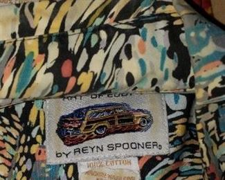Reyn Spooner Shirts $20-35.00 each Sizes Med., Large & Extra Large For Appointment Please Call (760)662-7662 or Email tanya@crowncityestatesalebytanya.com