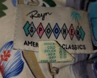 Reyn Spooner Shirts $20-35.00 each Sizes Med., Large & Extra Large For Appointment Please Call (760)662-7662 or Email tanya@crowncityestatesalebytanya.com