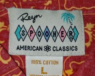 Reyn Spooner Shirts $20-35.00 each Sizes Med., Large & Extra Large For Appointment Please Call (760)662-7662 or Email tanya@crowncityestatesalebytanya.com