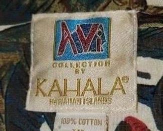 Kahala Shirts $20-35.00 each Sizes Med., Large & Extra Large For Appointment Please Call (760)662-7662 or Email tanya@crowncityestatesalebytanya.com