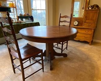 BREAKFAST TABLE AND CHAIRS