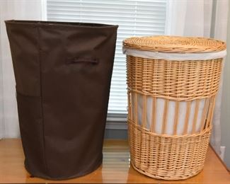 ITEM 201: Two Laundry Hampers  $12