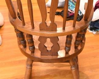 ITEM 31: Oak Rocking Chair   $65