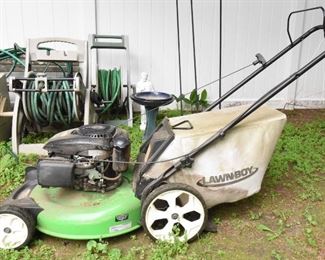 ITEM 39: Lawnboy 21" Rear Wheel Drive Lawnmower  $75 
21" deck, grass catcher bag