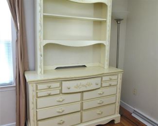 ITEM 57: Carved Dresser with Hutch Top  $175