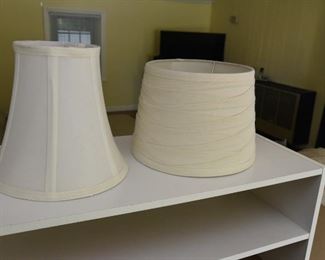 ITEM 79: Two 9" Fabric Lamp Shades  $8
