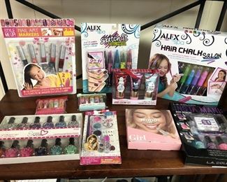ITEM 99: Lot of Nails, Hair and Lip Fun (All New in Box)  $15