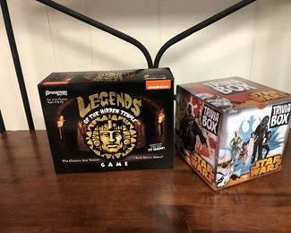 ITEM 107: Two Games  $10
Legends of the Hidden Temple and Star Wars Trivia Box