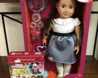 ITEM 115: Our Generation Doll new in box  $30
Small American Girl toy included.