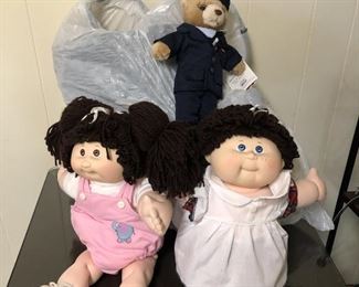 ITEM 123: Mystery Bag #2 - Cabbage Patch Dolls  $30  At least one more Cabbage Patch Doll in the bag, plus stuffed animals.