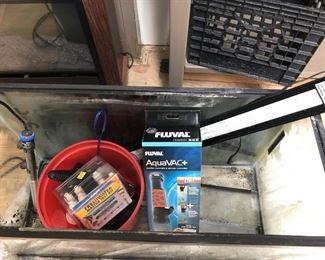 ITEM 171: Fish Tank Bundle $25
Includes LED light, Aqua Vac, Fresh Water Testing Kit, bucket of tools
