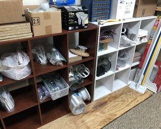 ITEM 180: Lot of Miscellaneous Items in Dark Wood Cubbies  $15
ITEM 181: Dark Wood Cubby Storage $20
ITEM 182: Lot of Miscellaneous Items in and on White Cubbies  $15
ITEM 183: White Cubby Storage  $15