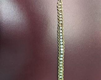 LARGE 14 KT. GOLD BRACELET