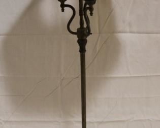 Lot# 2101 - Antique Brass Floor Lamp