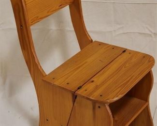 Lot# 2120 - Folding Ladder Chair