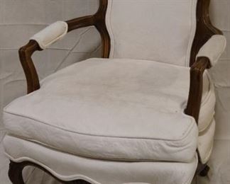 Lot# 2128 - French upholstered fauteuil