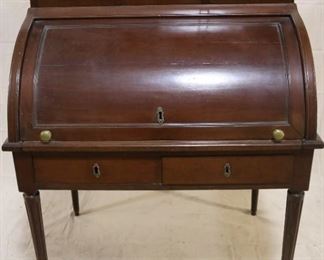 Lot# 2153 - French mahogany ladies cylinder desk