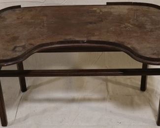 Lot# 2158 - Coffee table Kidney shaped