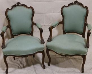 Lot# 2177 - Fancy carved pair of Victori