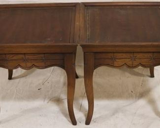 Lot# 2184 - Matched pair end tables