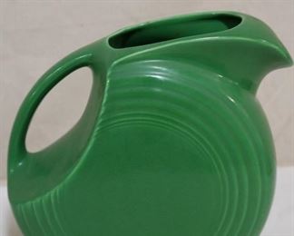 Lot# 2194 - Green Fiesta pitcher
