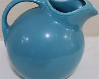 Lot# 2195 - Fiesta Blue Pottery Pitcher