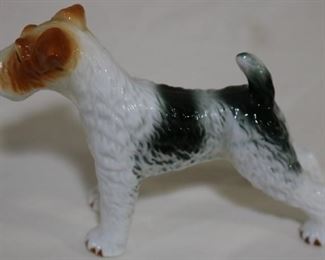 Lot# 2203 - Porcelain terrier dog