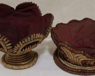 Lot# 2209 - Pair of hand made baskets