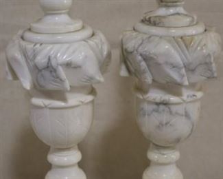 Lot# 2216 - Pair of Marble Lamps