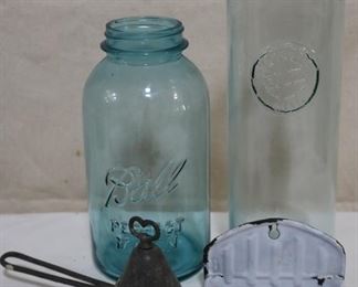 Lot# 2243 - Lot of assorted Ball jar and
