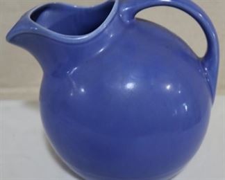 Lot# 2258 - Fiesta Blue Pottery Pitcher