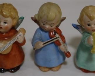 Lot# 2339 - 3 Hummel Angels with Instrument