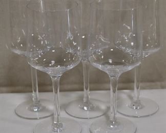 Lot# 2340 - 5 Stemware glasses