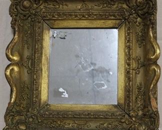 Lot# 4882 - Antique gesso mirror