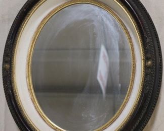 Lot# 4891 - Antique Oval Mirror