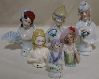 Lot# 4970 - 6pcs Porcelain Antique Pin C