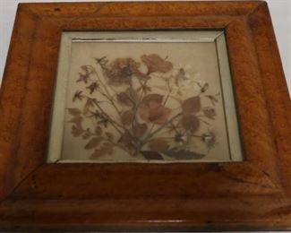 Lot# 4982 - Vintage framed dried flowers