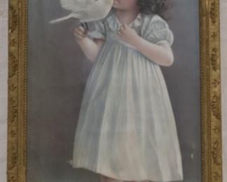Lot# 4995 - Antique Framed Pastel
