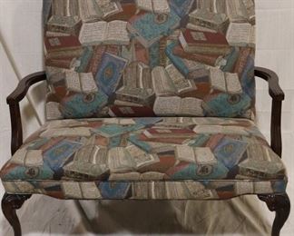 Lot# 5021 - Claw foot settee