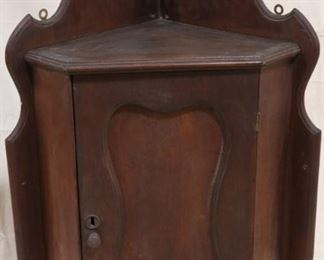 Lot# 5025 - Early Victorian Hanging Corner Cabinet