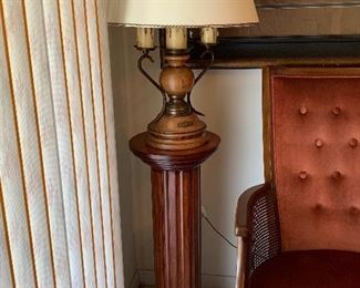 French Lamp, pedestal