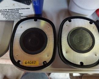 Small auto speakers. Picture makes them look big but they aren't