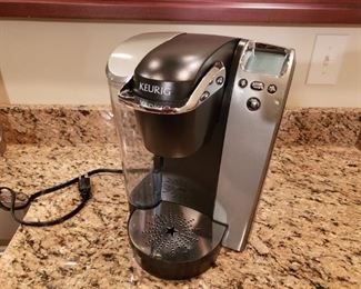 Gently used Keurig coffee maker. Model number is B70. It has been powered on but no further testing has been completed.