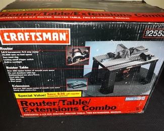 New in box Craftsman router.